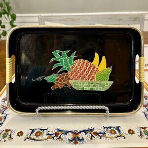 MCM vintage Japanese barware serving tray